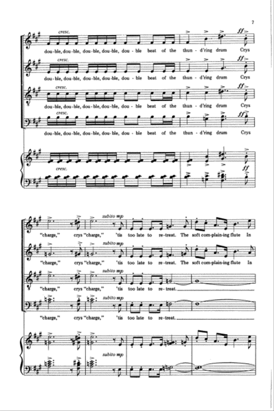 A Song for St. Cecilia's Day 4-Part scores gallery preview page 5