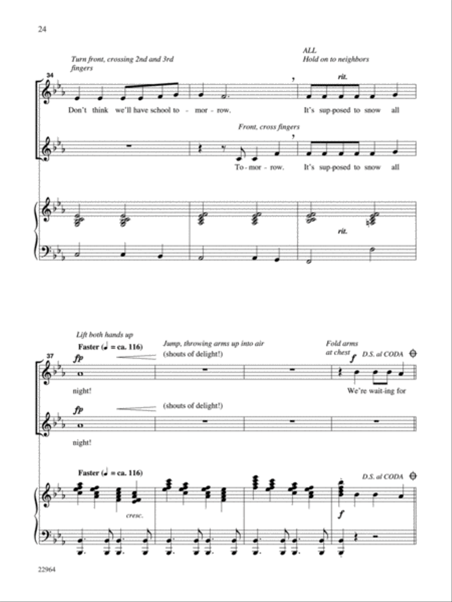 The Big Chill - Teacher's Handbook Unison Choir scores gallery preview page 28
