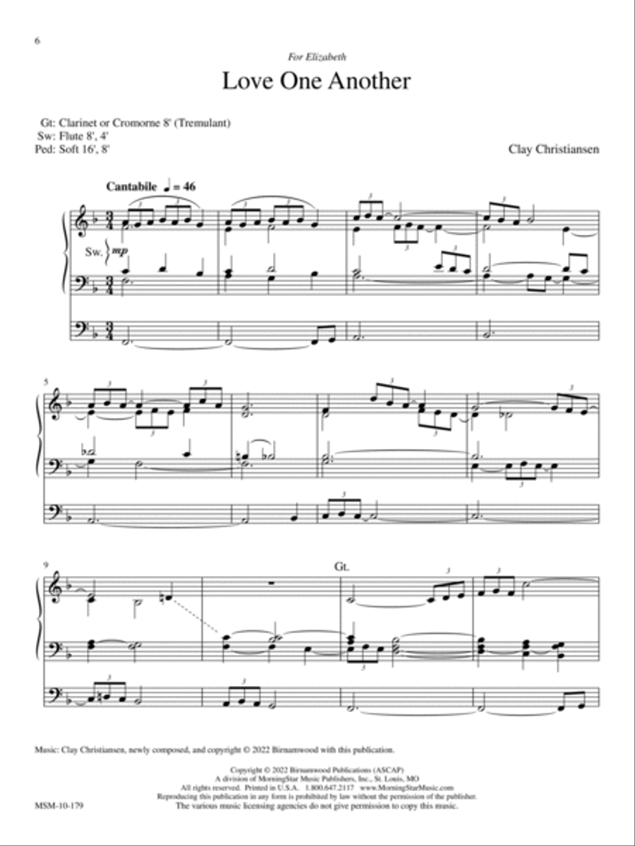 With Gladness With Gladness Organ scores gallery preview page 6