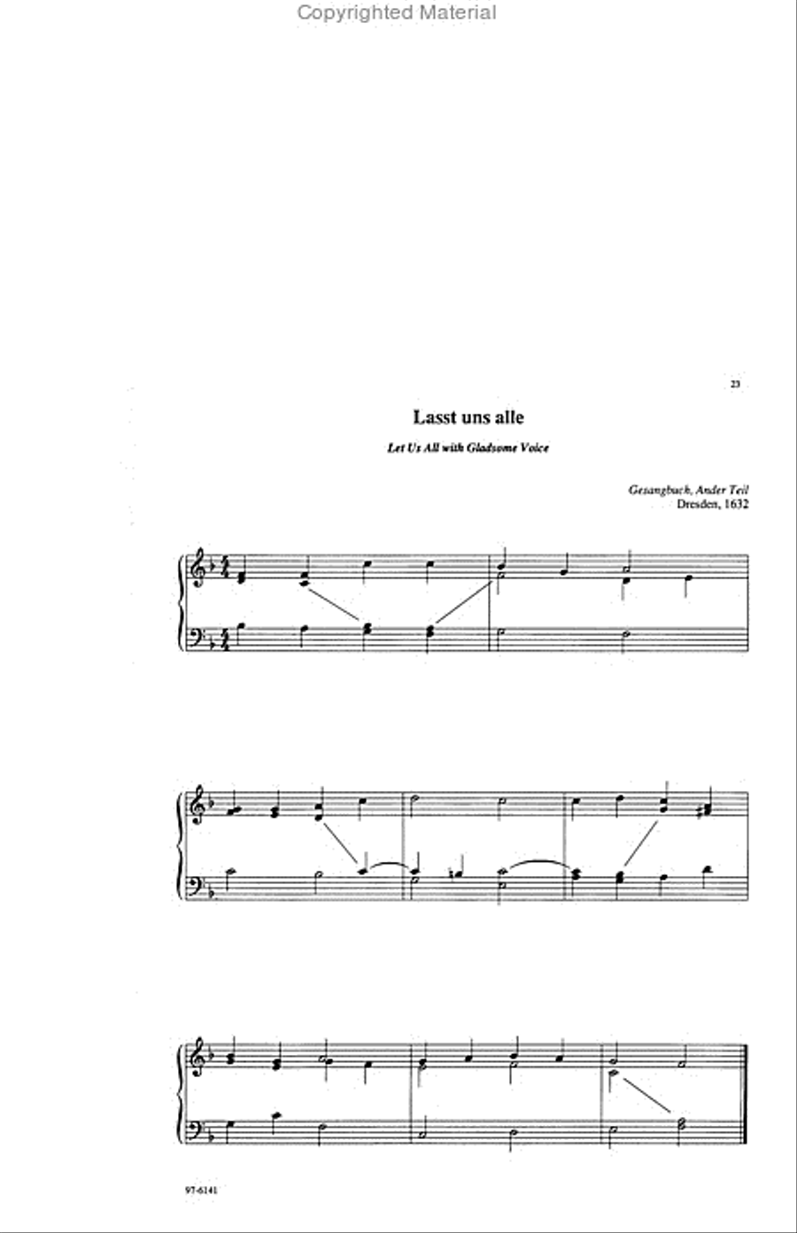 Easy Hymn Accompaniments for Organ or Piano Organ scores gallery preview page 10