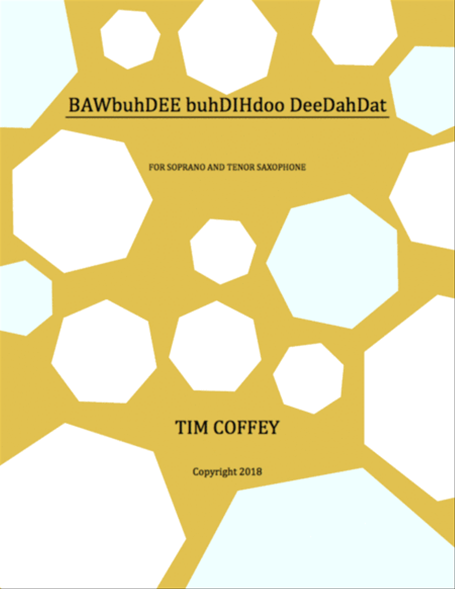 BahbuhDee buhDihdoo DeeDahDat Woodwind Duet scores gallery preview page 1