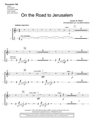 On The Road To Jerusalem - Percussion 1 & 2