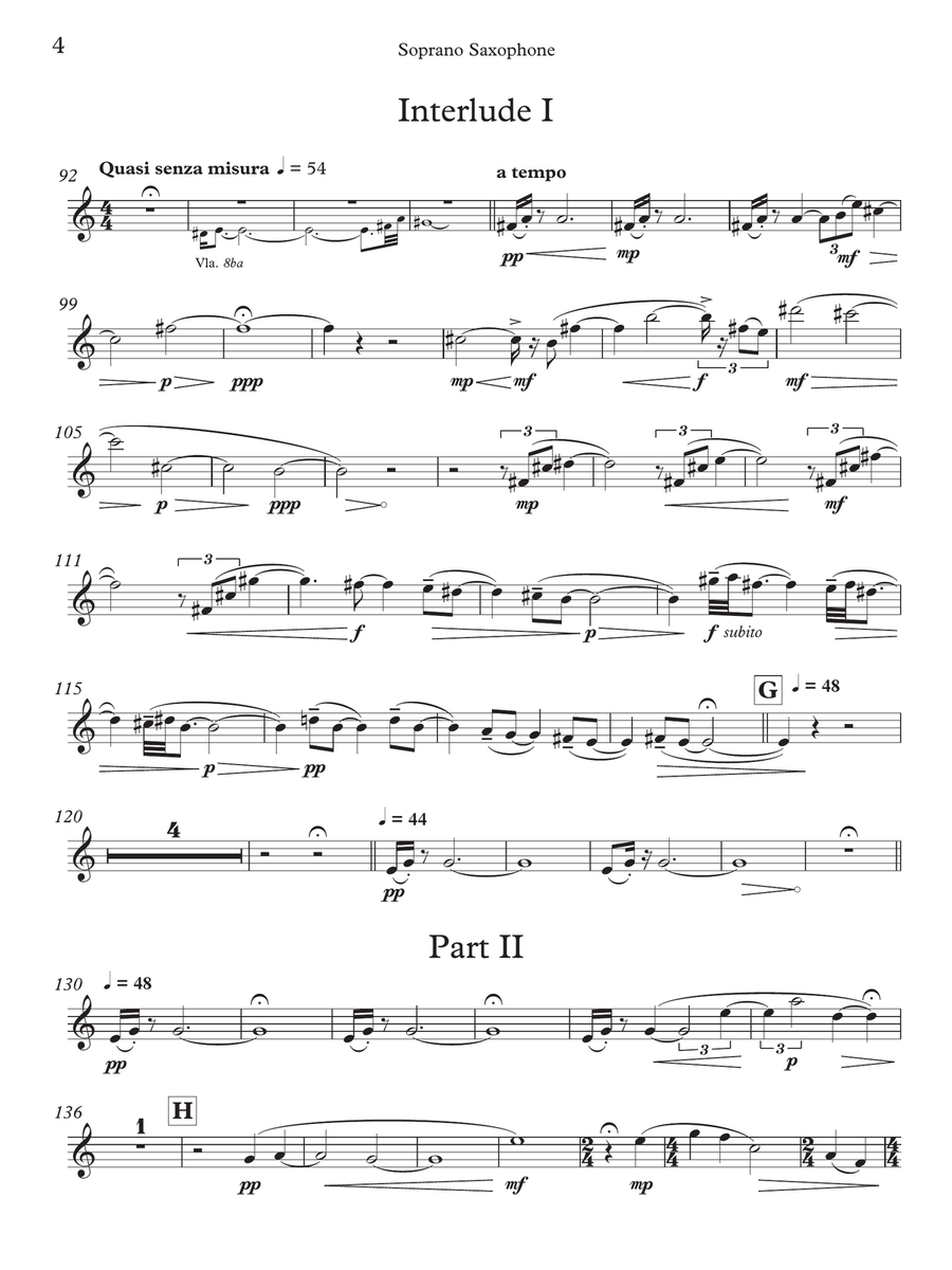 Machine (Solo Part) Soprano Saxophone scores gallery preview page 4