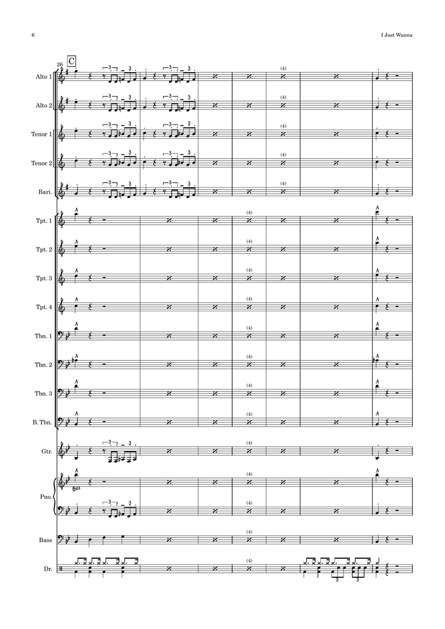 I Just Want To Make Love To You Jazz Ensemble scores gallery preview page 6