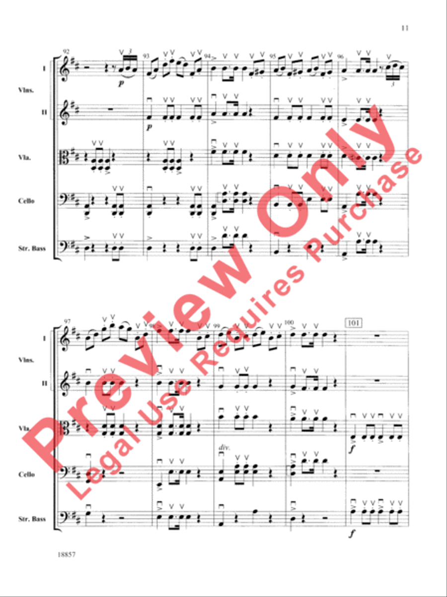 Wedding Day at Troldhaugen String Orchestra scores gallery preview page 12