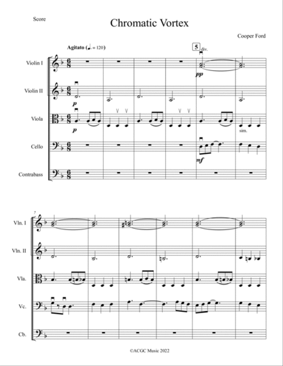 Chromatic Vortex String Orchestra scores gallery preview page 2