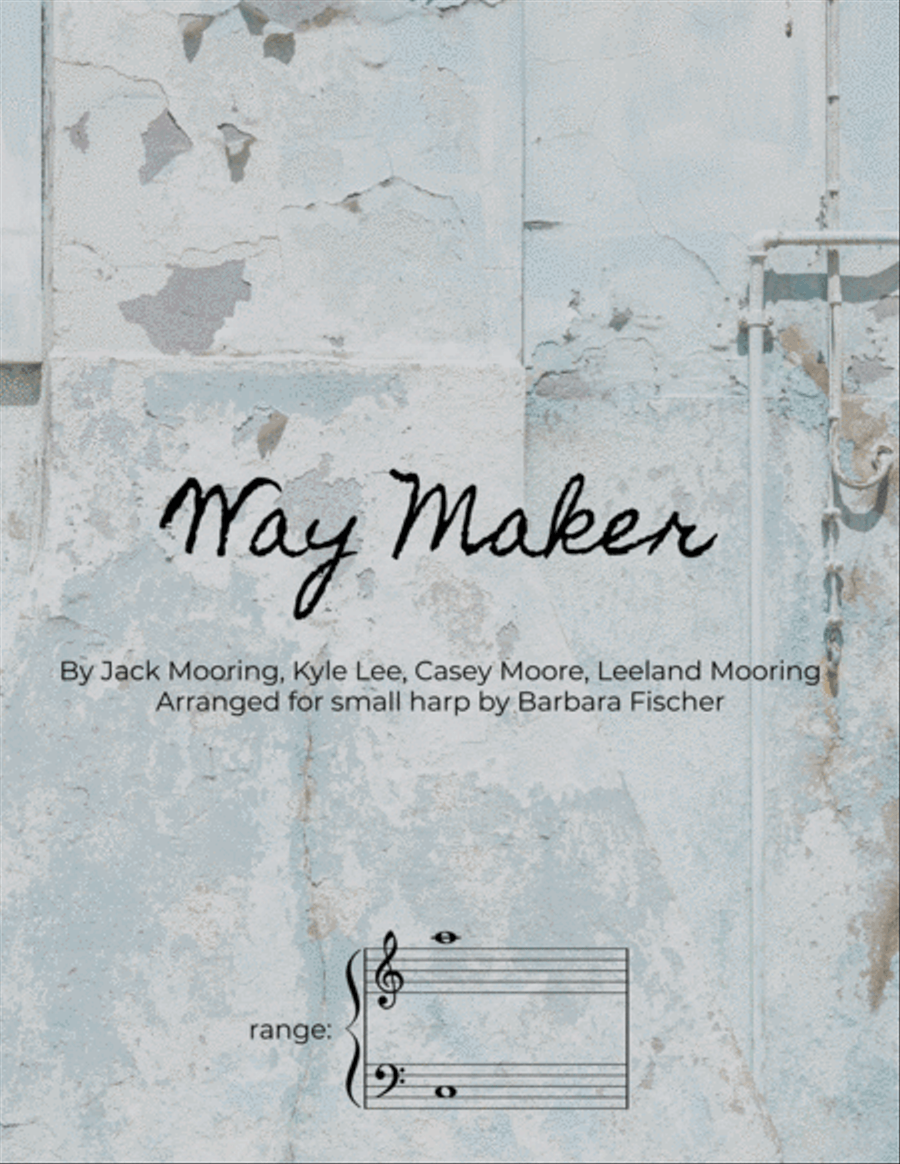 Way Maker Harp scores gallery preview page 1