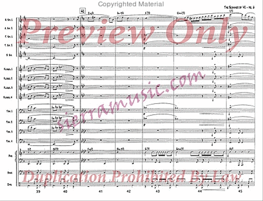 Theme from the Summer of '42 Jazz Ensemble scores gallery preview page 7