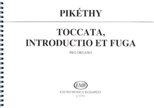 Toccata, Introduction And Fugue In A Minor Op33 Organ Print On Demand Import Only