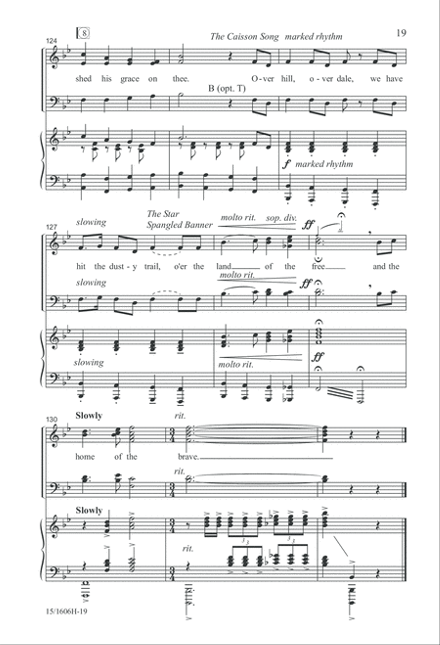 A Patriotic Salute 4-Part scores gallery preview page 19