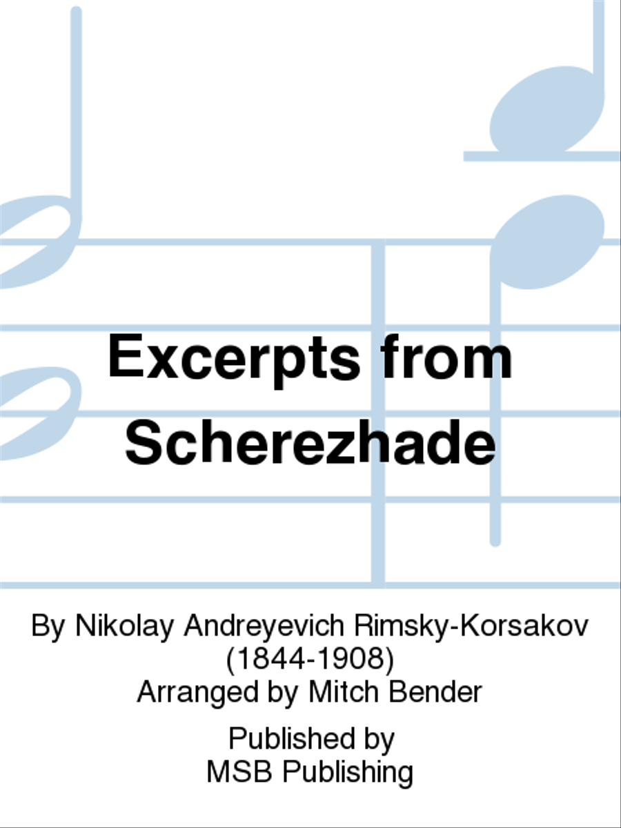 Excerpts from Scherezhade Concert Band scores gallery preview page 1