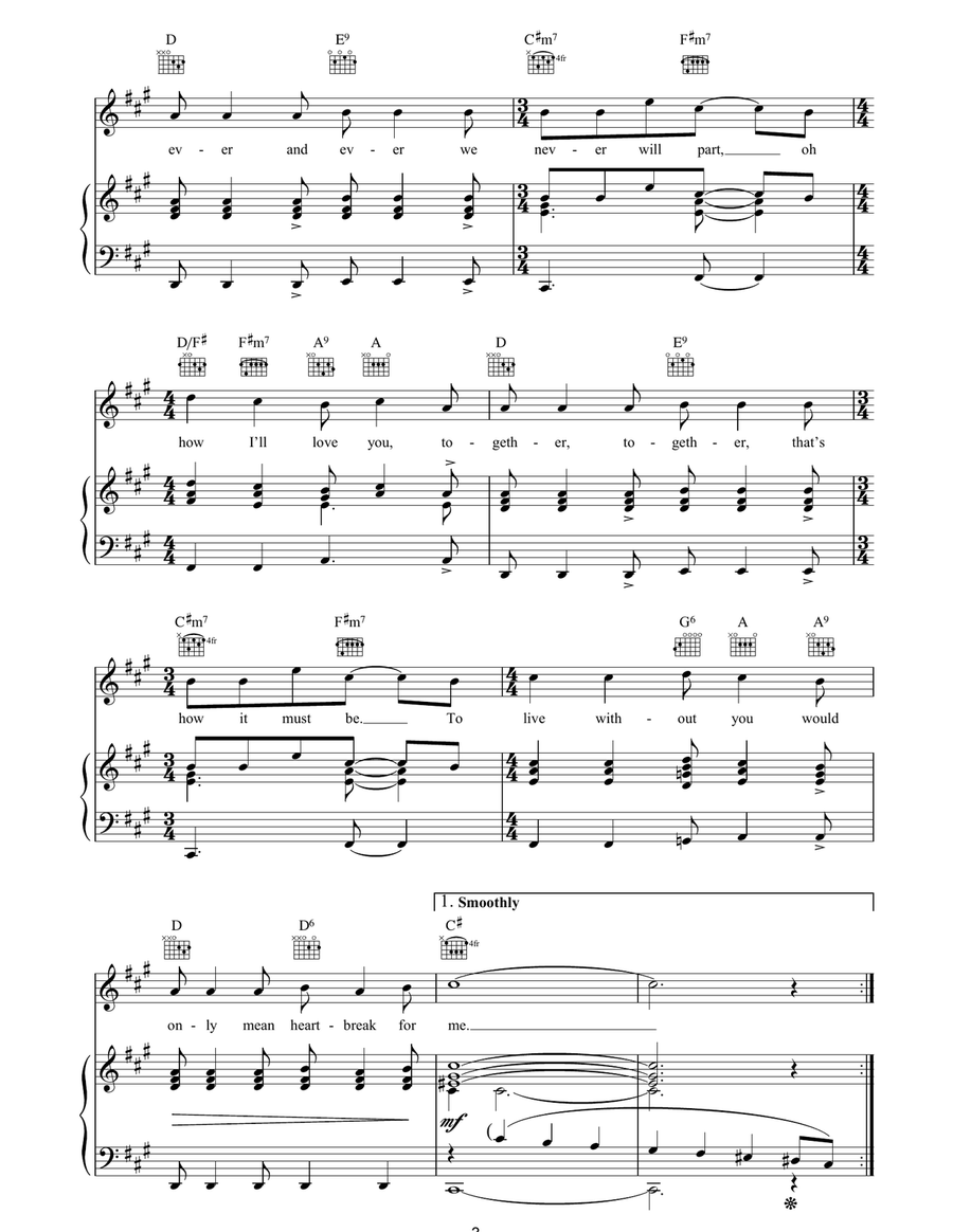 I Say A Little Prayer I Say A Little Prayer Piano, Vocal, Guitar scores gallery preview page 3