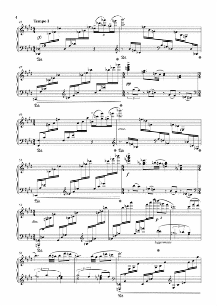 Für Sie - prelude for piano Piano Solo scores gallery preview page 4
