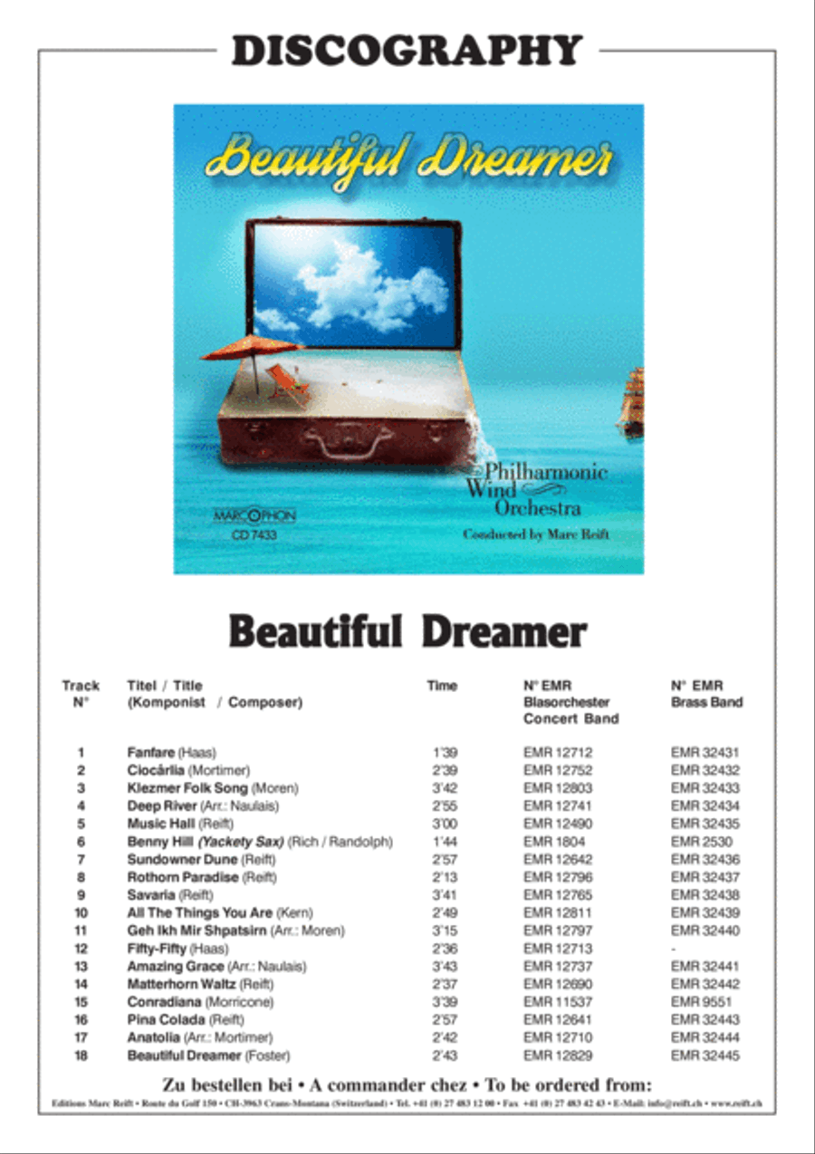 Geh Ikh Mir Shpatsirn Brass Band scores gallery preview page 3