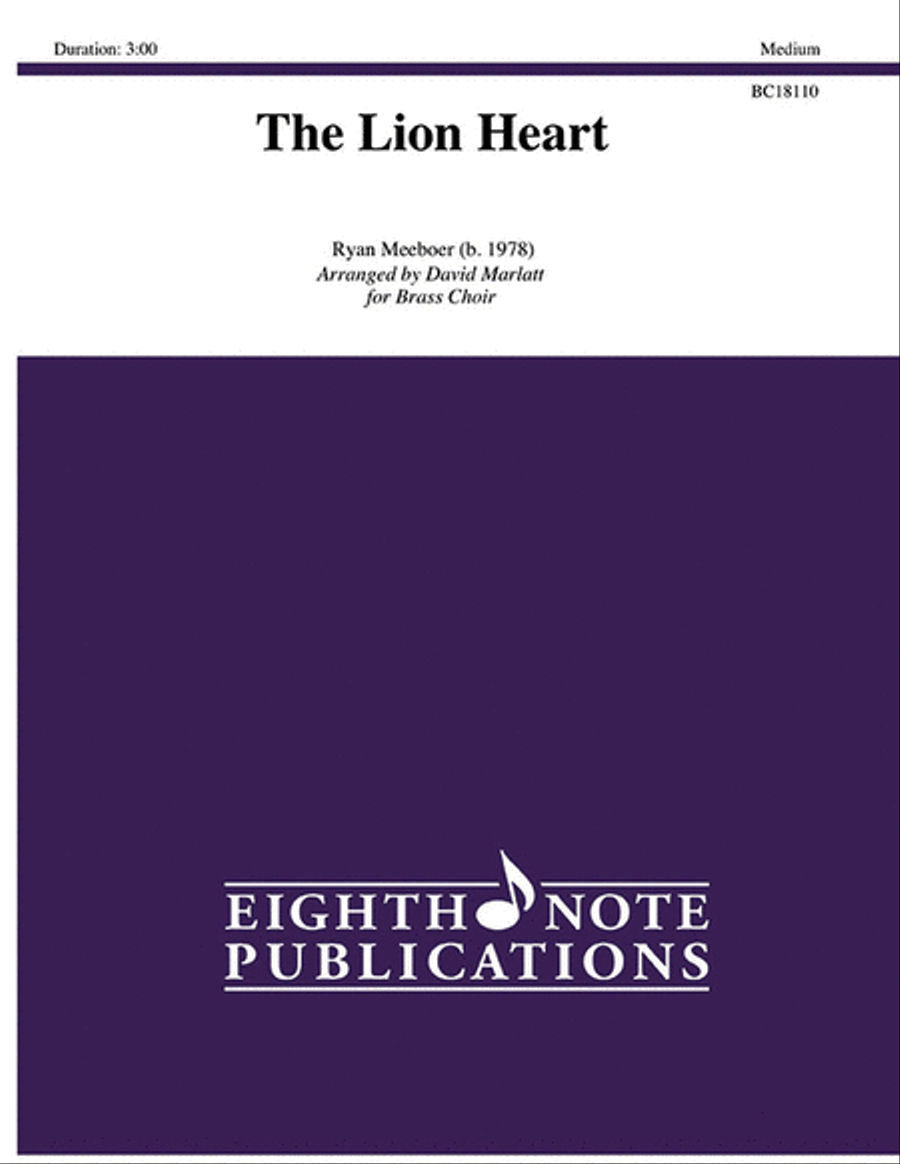 The Lion Heart Small Ensemble scores gallery preview page 1