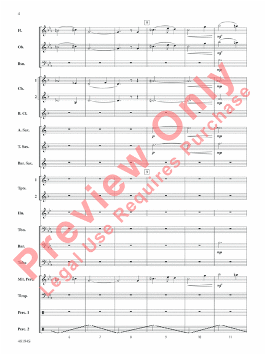 Harry Potter -- Wizards Unite Concert Band scores gallery preview page 5