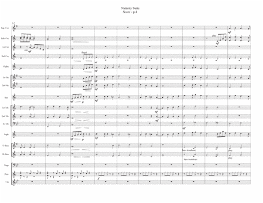 Nativity Suite Nativity Suite Brass Band scores gallery preview page 4