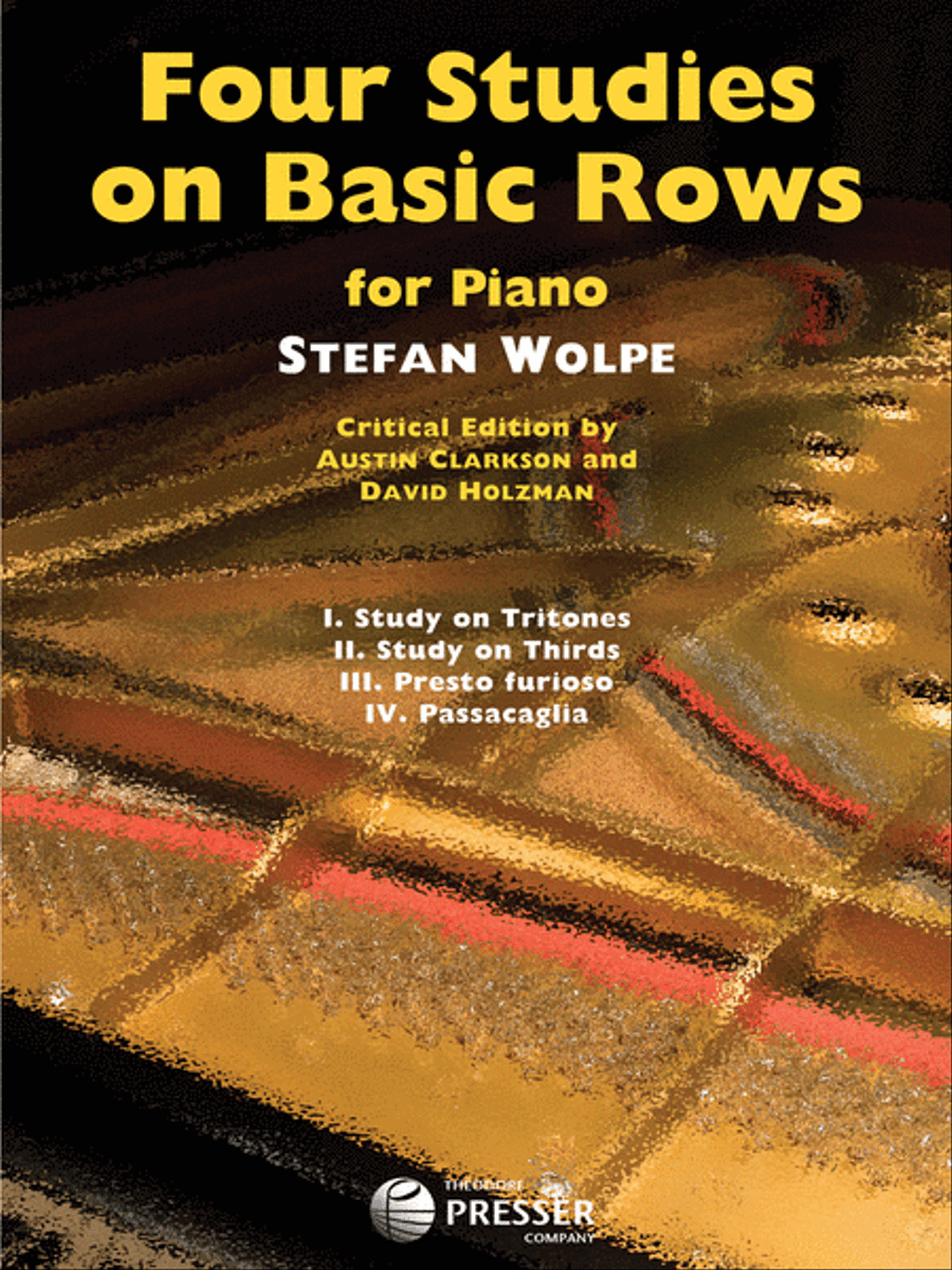 Four Studies On Basic Rows Chamber Music scores gallery preview page 1
