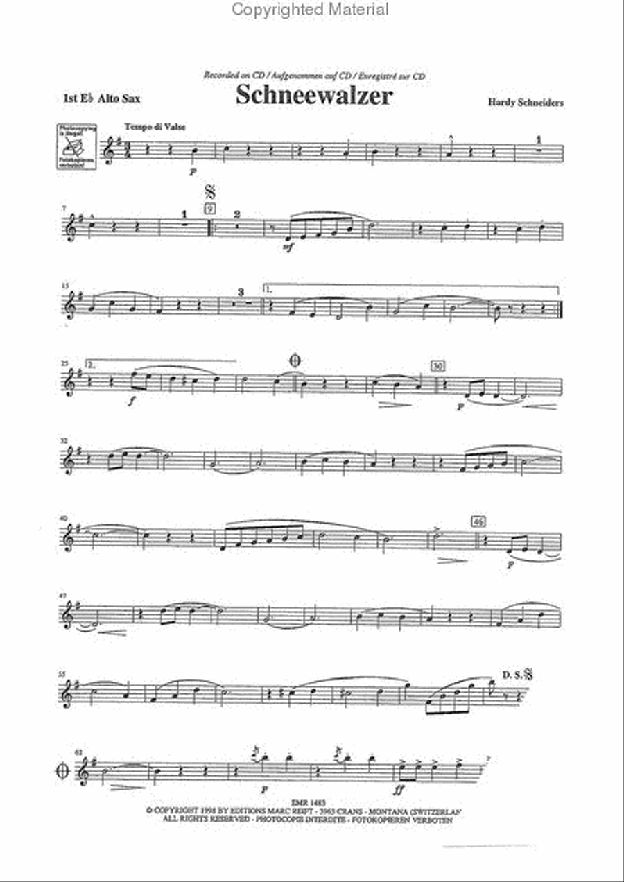 Play The 1st Alto Saxophone With The Marc Reift Orchestra Concert Band scores gallery preview page 6