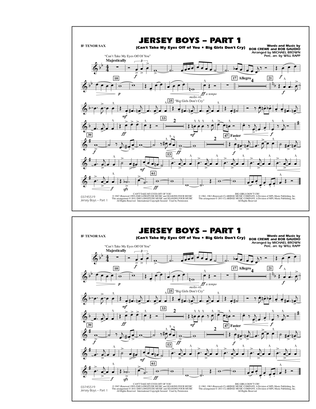 Jersey Boys: Part 1 - Bb Tenor Sax