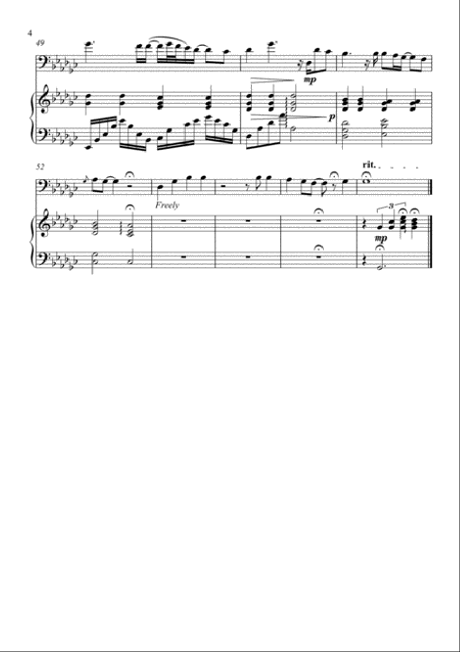 You Raise Me Up Piano scores gallery preview page 4