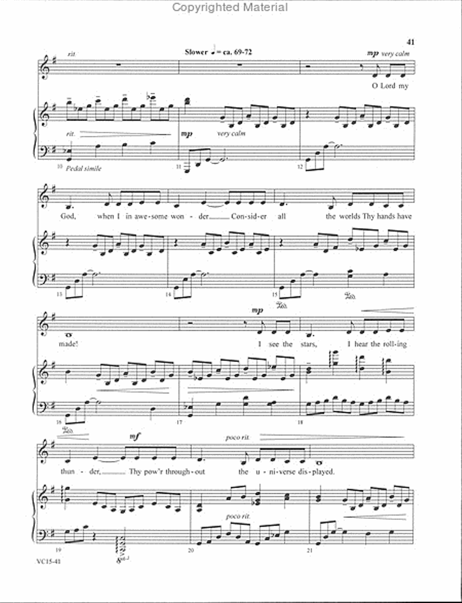Sacred Solos of Dan Forrest - medium voice Medium Voice scores gallery preview page 15