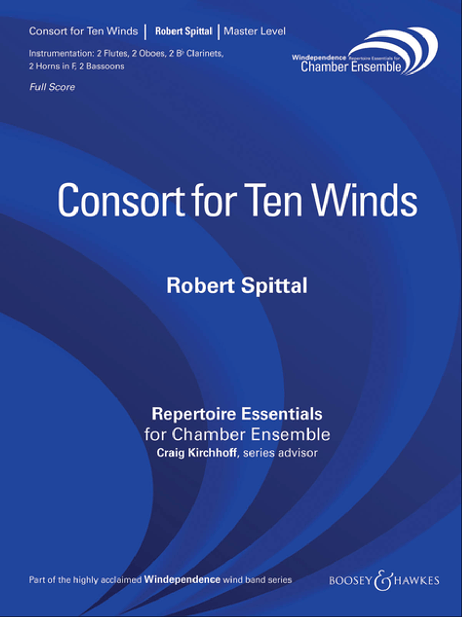 Consort for Ten Winds Woodwind Ensemble scores gallery preview page 1