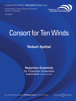 Book cover for Consort for Ten Winds