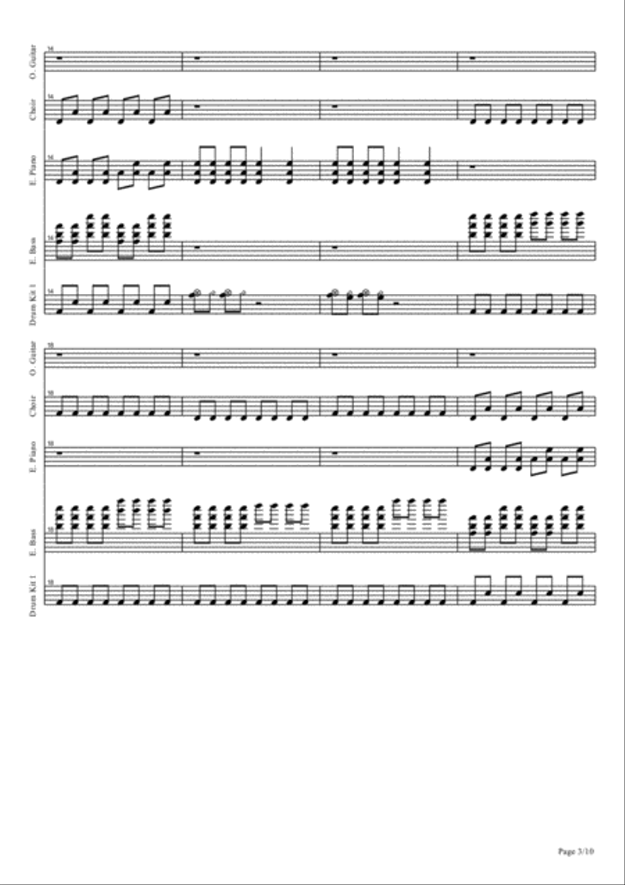 Suck out the Evil Concert Band scores gallery preview page 3