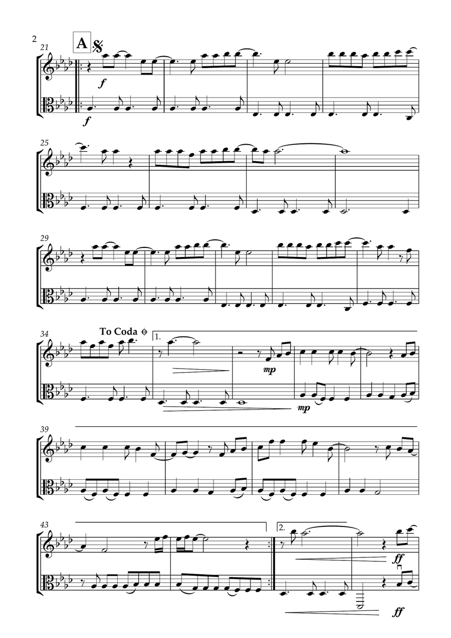 Run String Duet scores gallery preview page 2