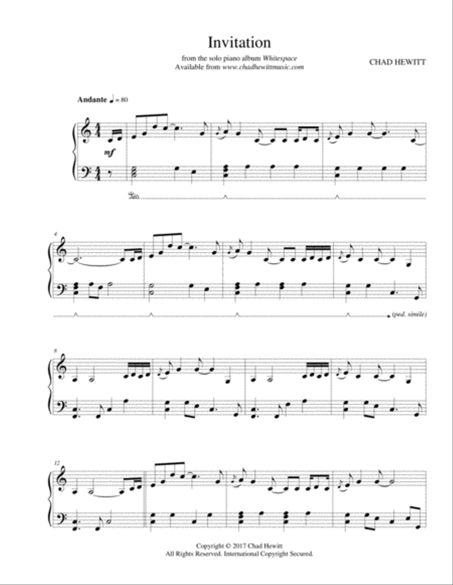 Invitation Piano Method scores gallery preview page 1
