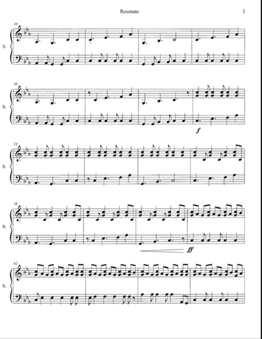 Resonate Resonate Marimba scores gallery preview page 3