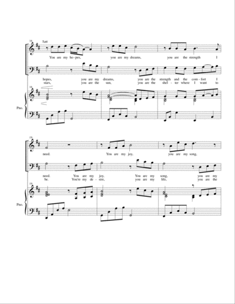 In My Fondest Dreams Piano, Vocal, Guitar scores gallery preview page 3