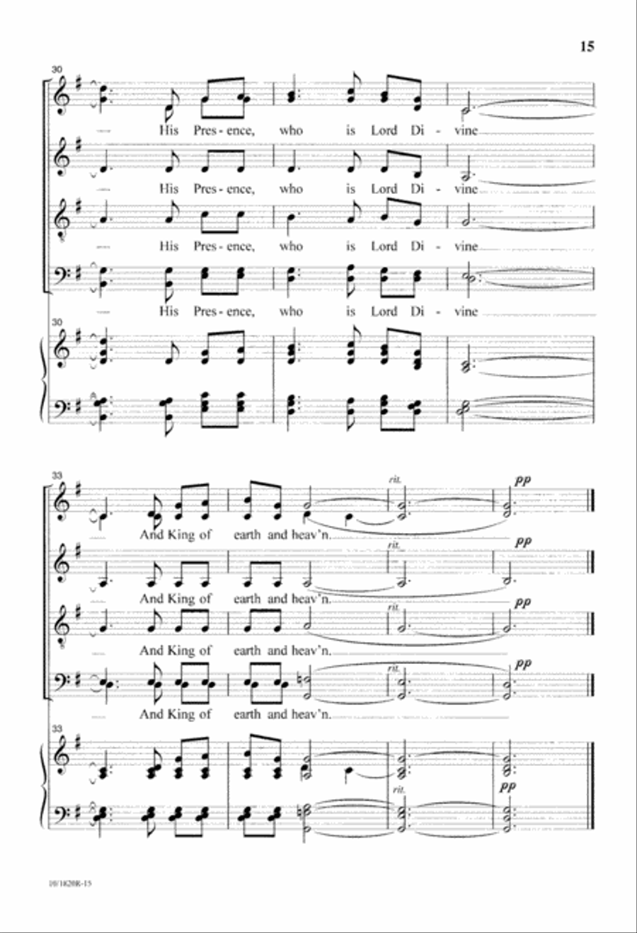 Trilogy for the Christ Child Divisi scores gallery preview page 15