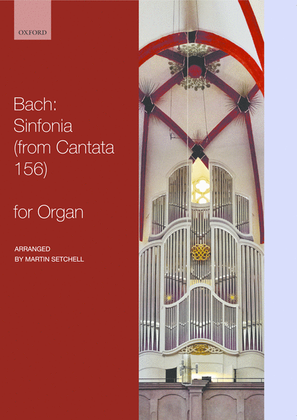 Book cover for Sinfonia, from Cantata 156 'Ich steh' mit einem Fuß im Grabe', BWV 156