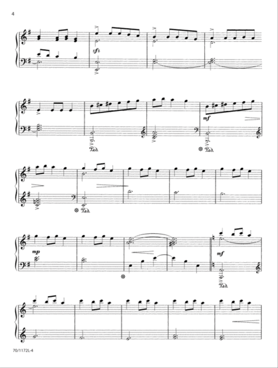 Timeless Carols for a New Age Piano Solo scores gallery preview page 4