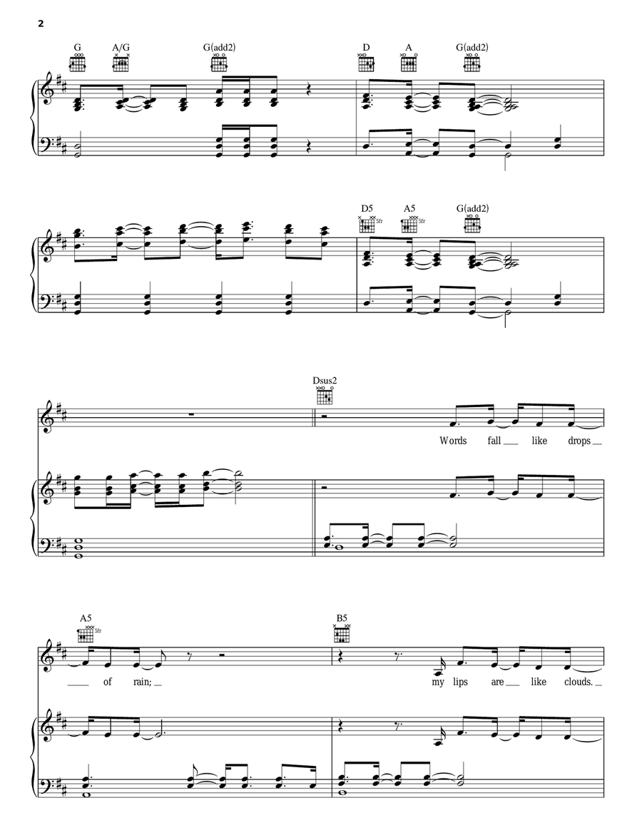 Speechless Guitar scores gallery preview page 2