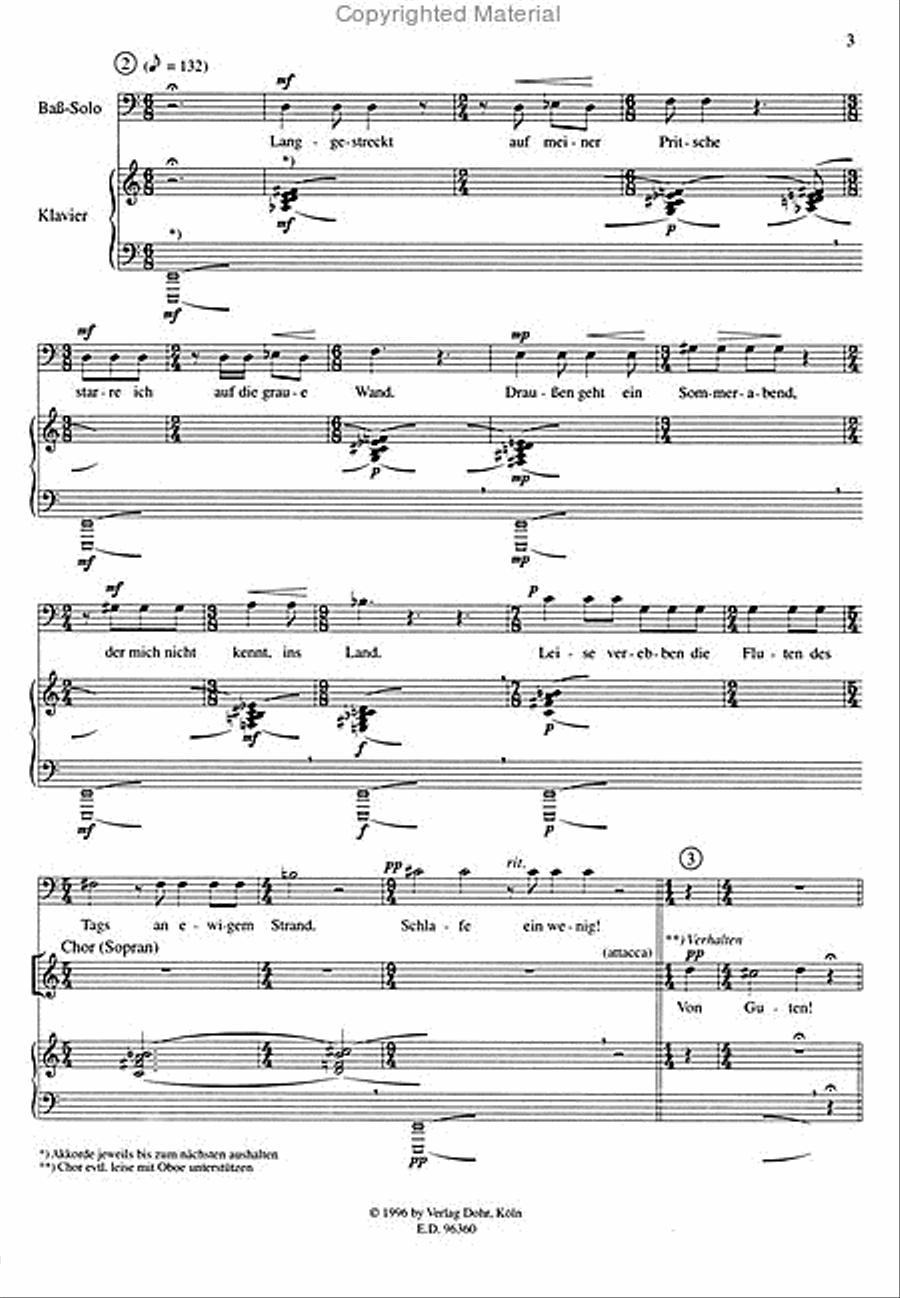 Ballade von Zweifel und Zuversicht (1994) -Kantate nach Texten von Dietrich Bonhoeffer- String Orchestra scores gallery preview page 2