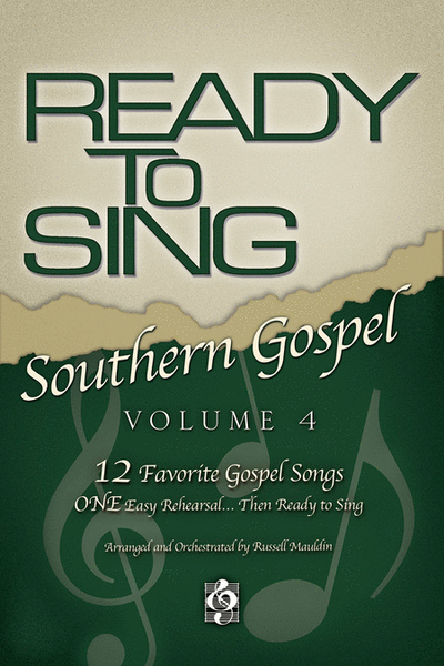 Ready To Sing Southern Gospel, Volume 4 (Split Track Accompaniment CD) image number null