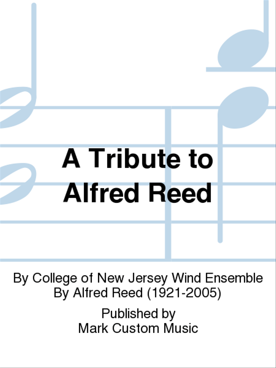 A Tribute to Alfred Reed Listening CD scores gallery preview page 1