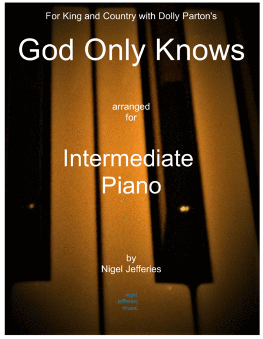 God Only Knows God Only Knows Piano Solo scores gallery preview page 1
