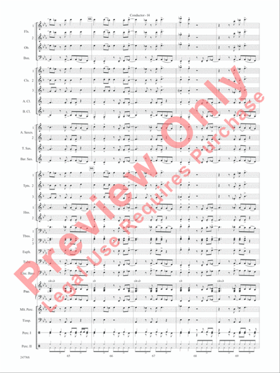 Rolling Stones: The Music Tour Concert Band scores gallery preview page 17