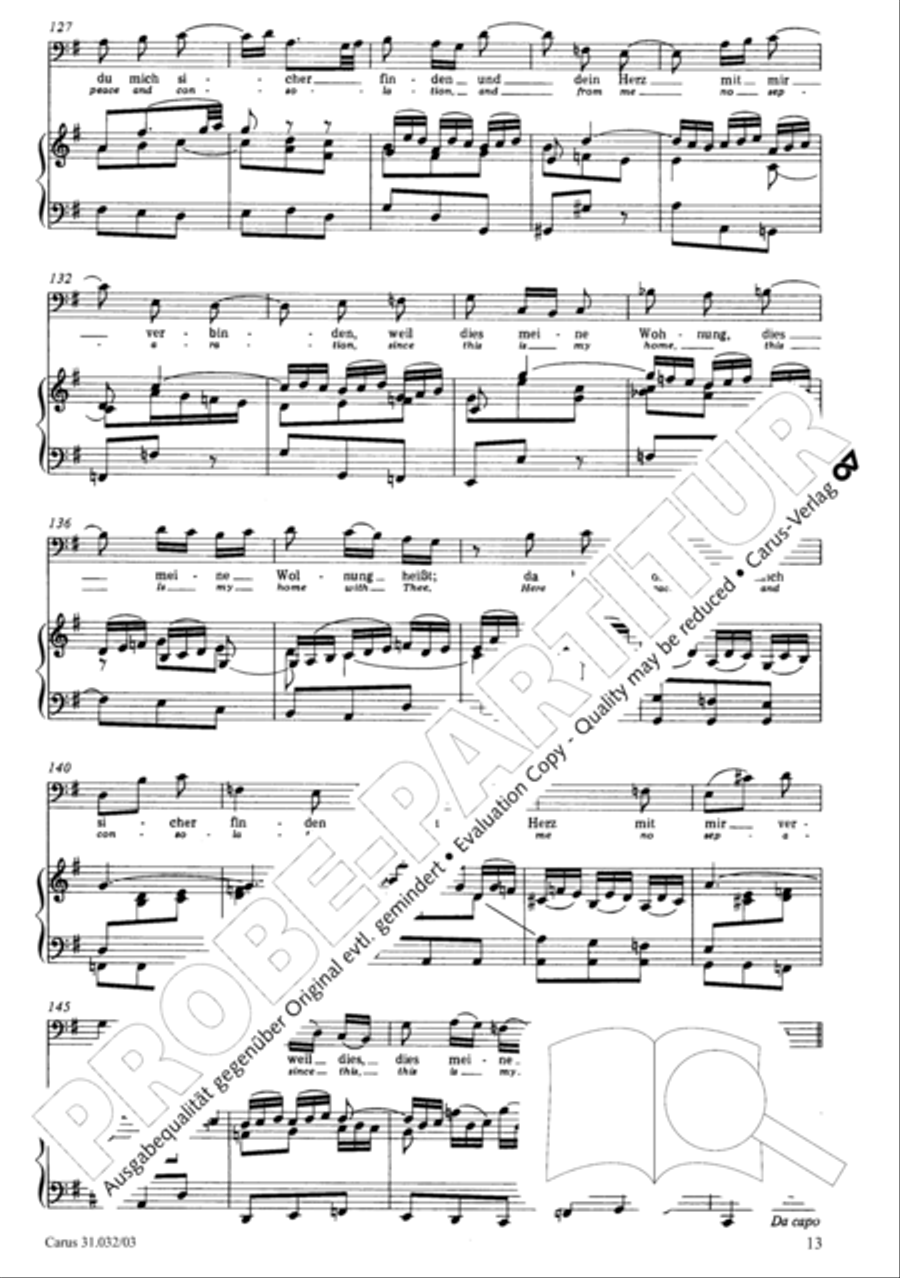 Dearest Jesus, sore I need Thee (Liebster Jesu, mein Verlangen) 4-Part scores gallery preview page 14
