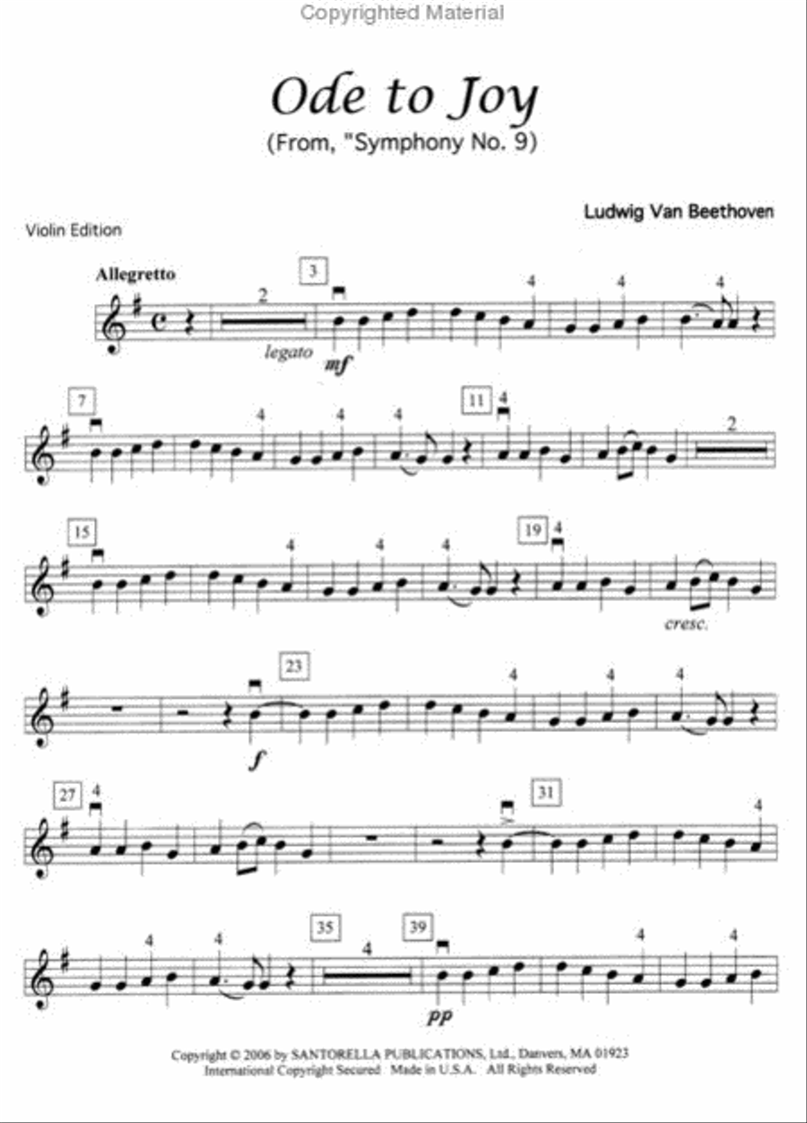 Popular Wedding Classics for Violin Violin Solo scores gallery preview page 2