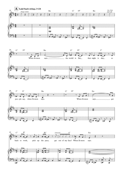 Simon Says Sheet Music - Simon Says Score •