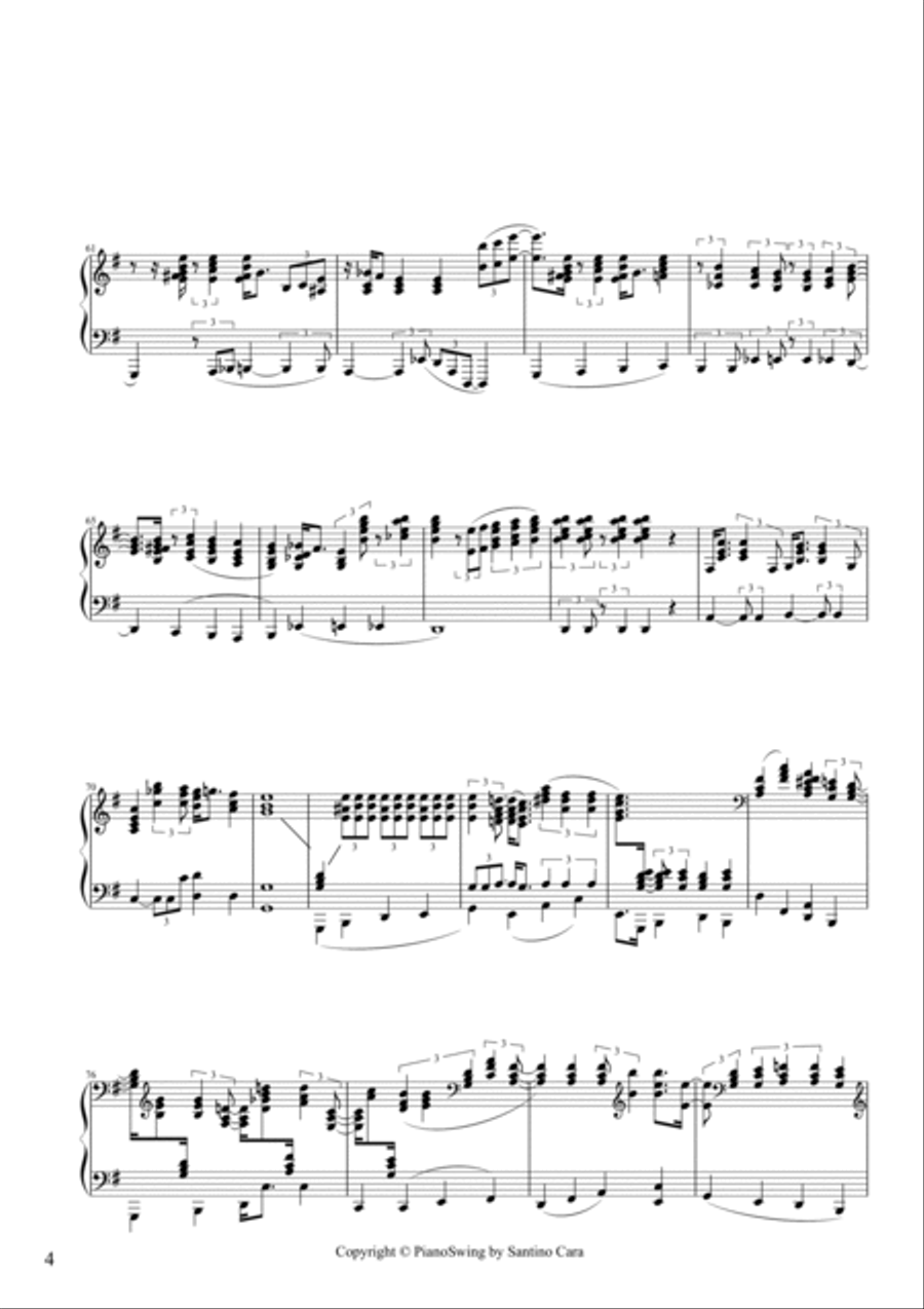 Two Piano Swing Two Piano Swing 4-Part scores gallery preview page 4
