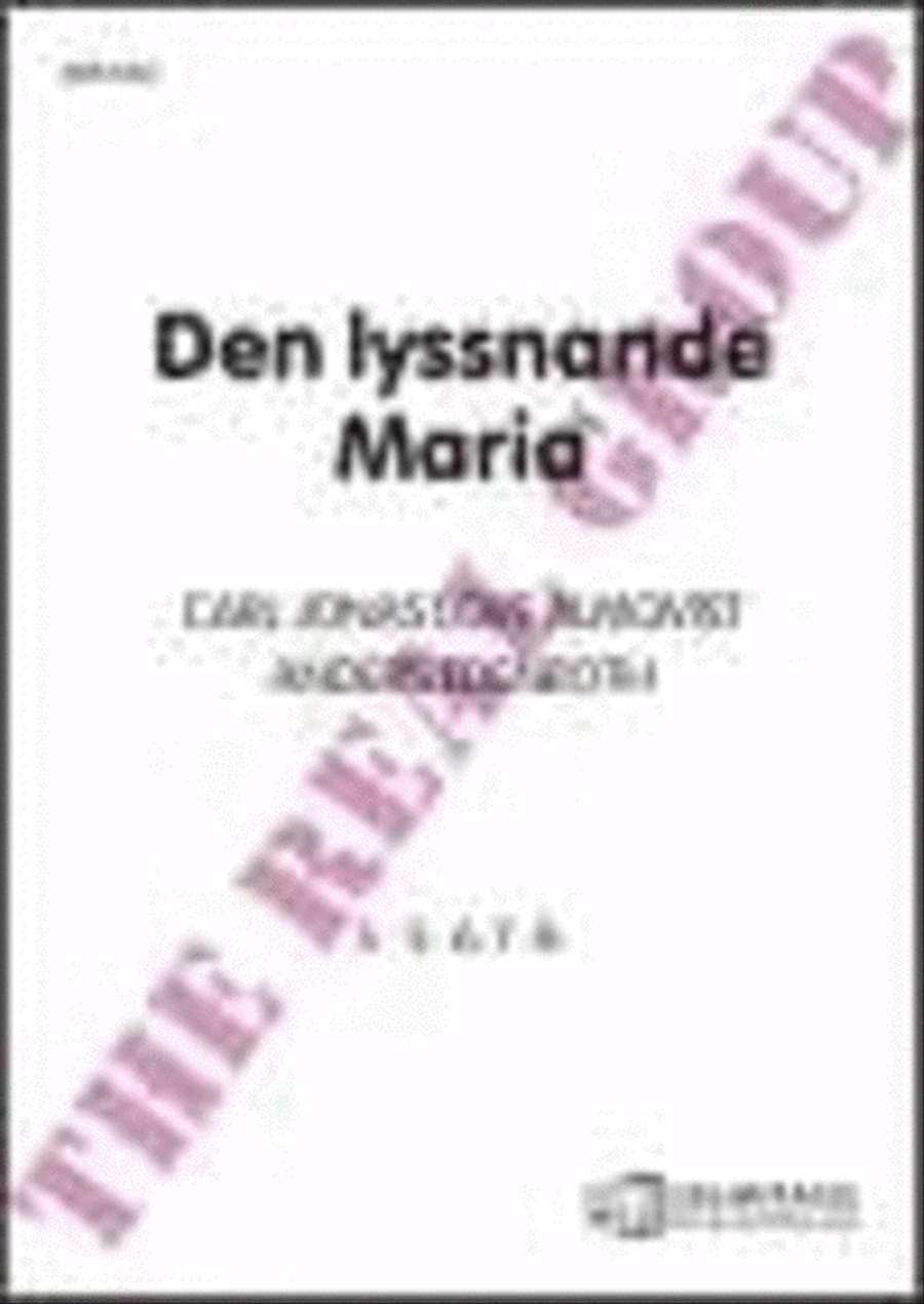 Den lyssnande Maria Choir scores gallery preview page 1