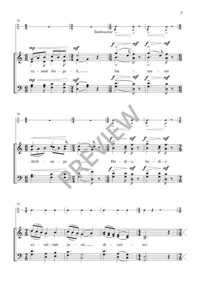 Hodie - SATB edition image number null