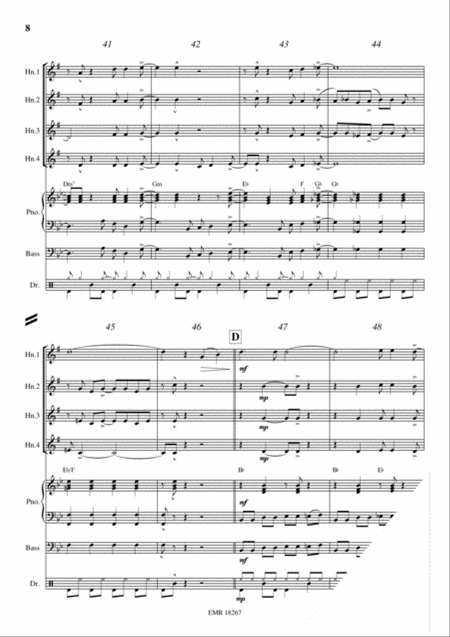 Kumbaya Horn scores gallery preview page 8