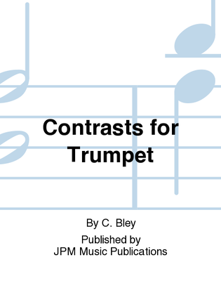 Book cover for Contrasts for Trumpet